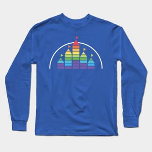 Castle (White Rainbow) Long Sleeve T-Shirt